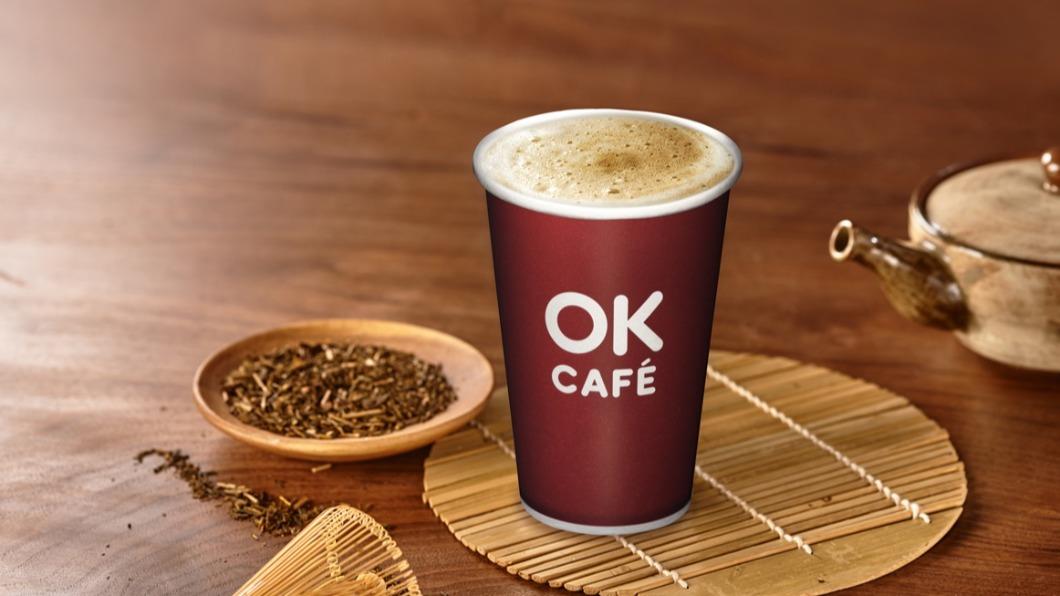 OK-mart有最新的焙茶拿鐵嘗鮮39元。(圖/OK提供)