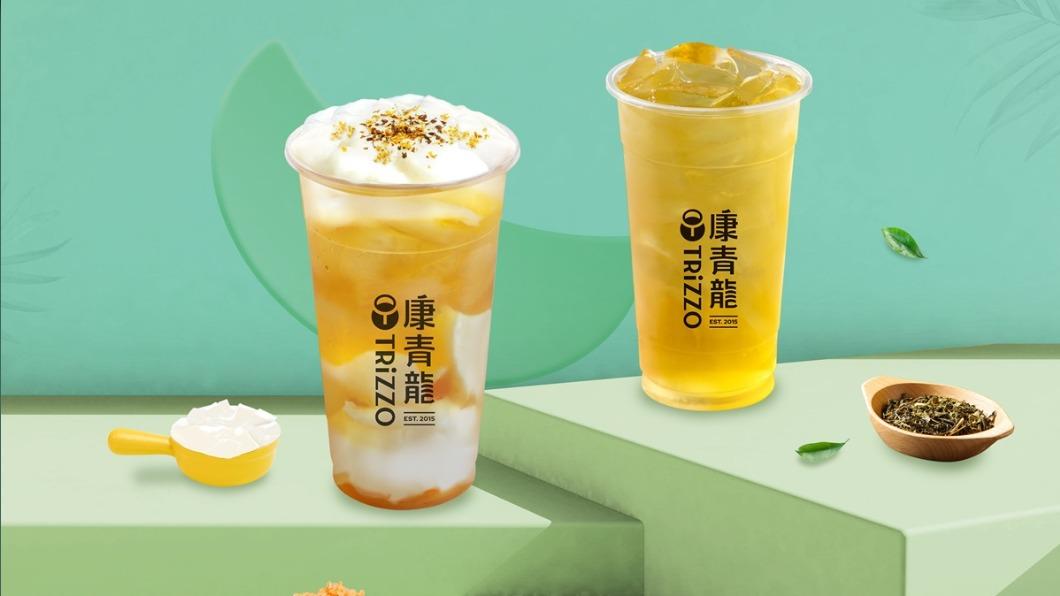 康青龍買「杏凍桂花金星」(左)送「碧玉茉莉綠茶」(右),最高獨享買8送8。(圖/康青龍提供)