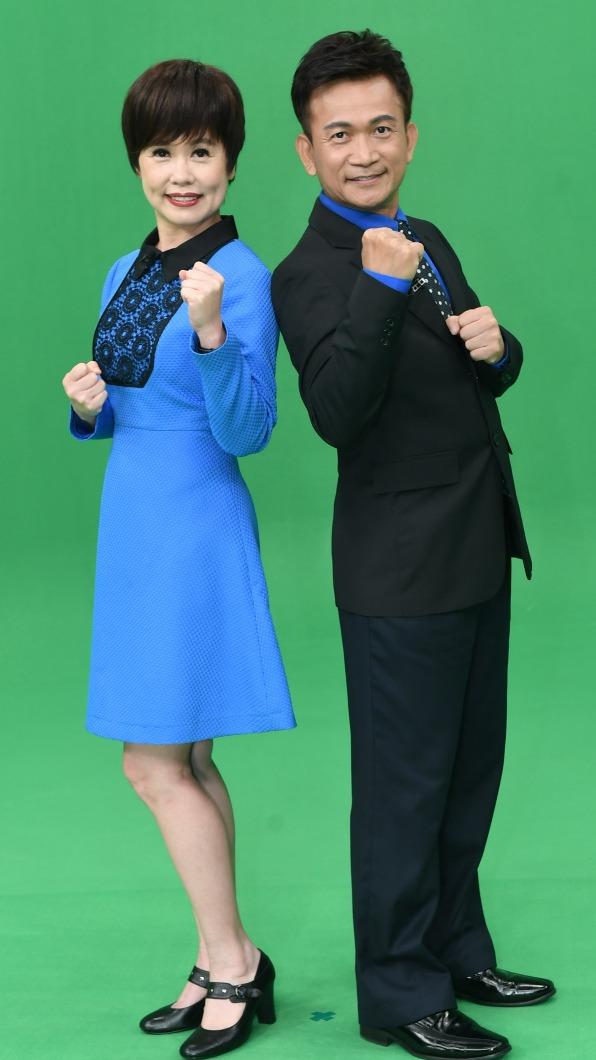 2人的播報深獲觀眾喜愛。(圖/華視提供)