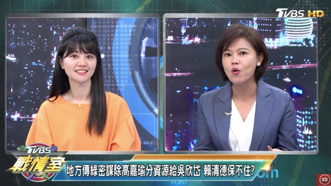 高嘉瑜、游淑慧。（圖／TVBS《少康戰情室》）