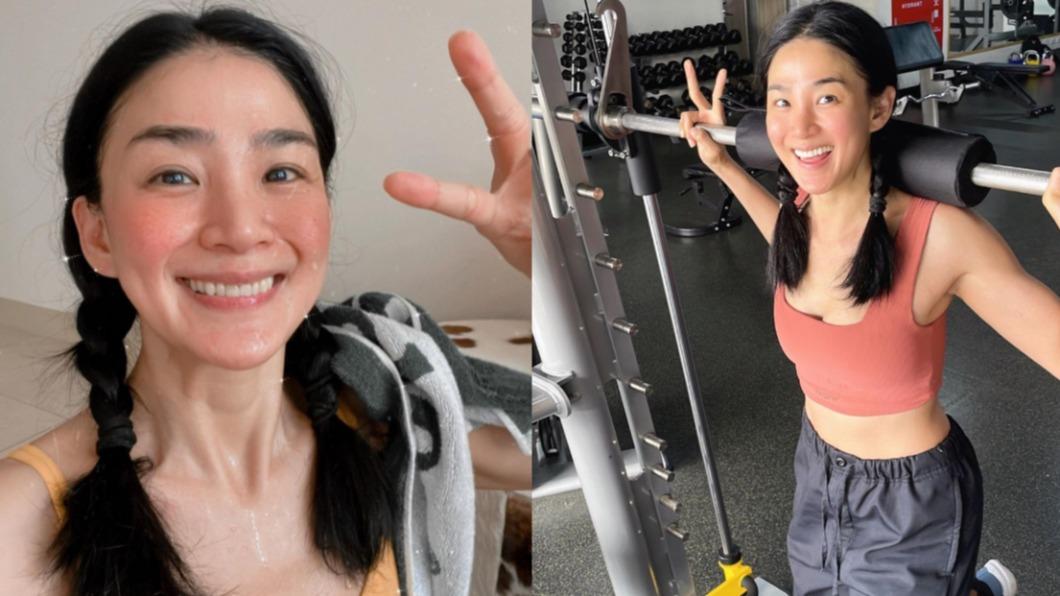 洪小鈴熱愛運動,經常分享健身、爬山等日常。(圖/翻攝自洪小鈴IG)