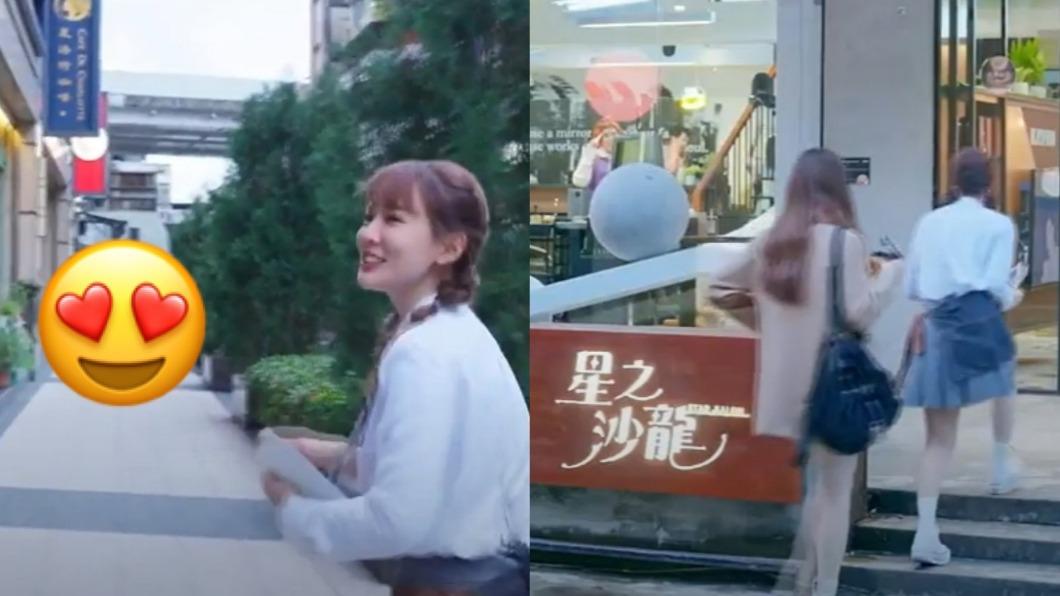 好熟悉!林莎攬客巧遇「狼人殺女神」 她收傳單嚇瘋:員工全大明星