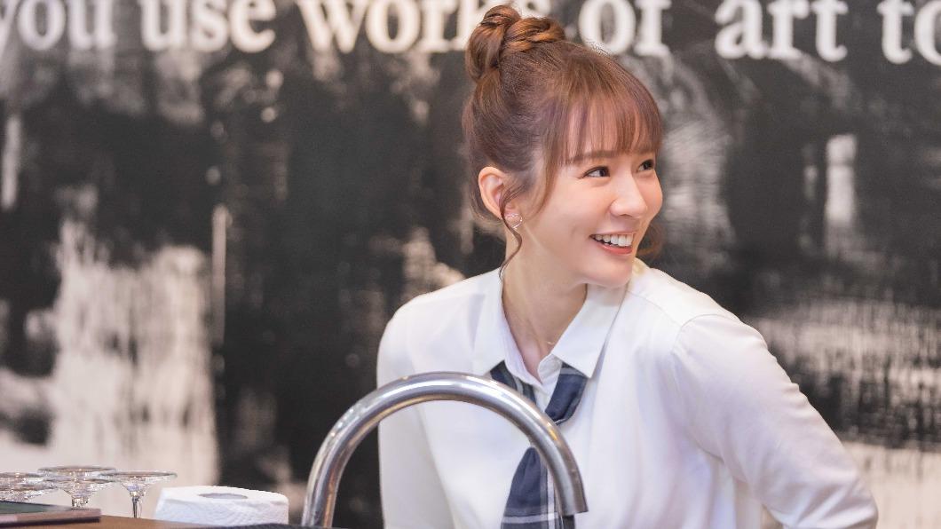 林莎笑起來相當甜美。（圖／TVBS）