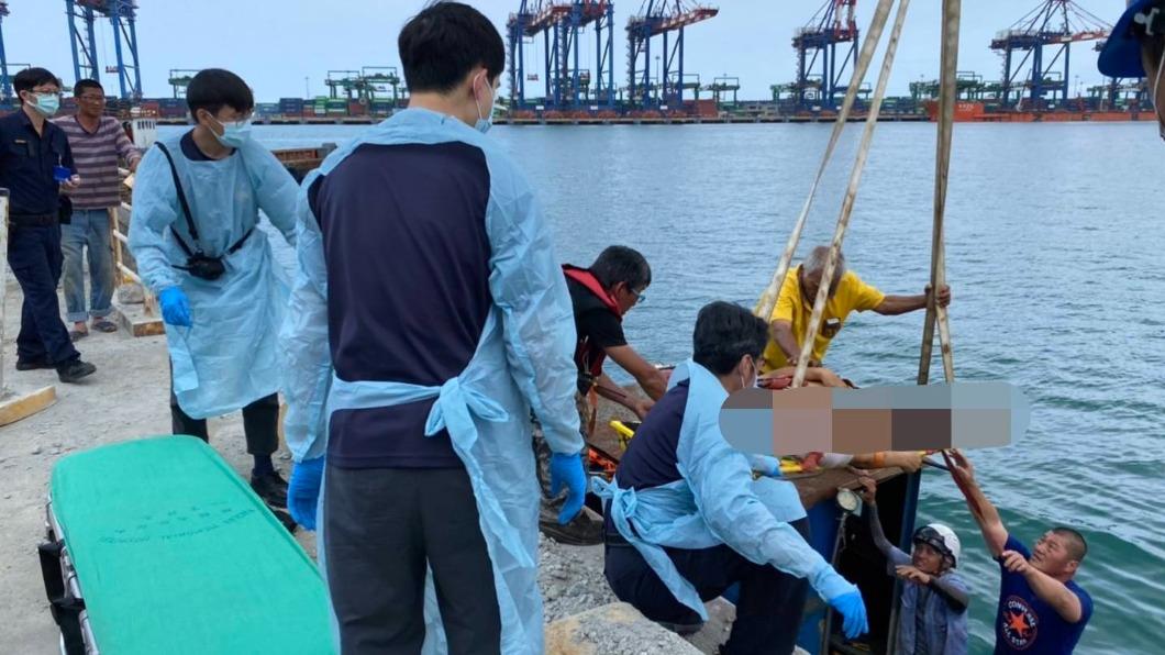 台北港工安意外 一人墜海死亡