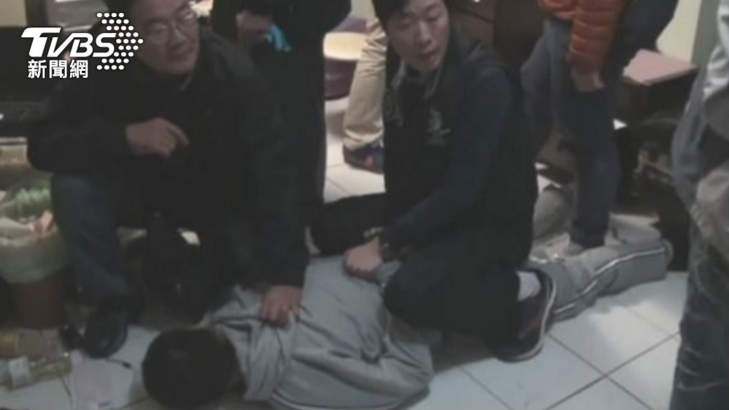陳福祥在中壢被警方逮獲。(圖/TVBS資料照片)