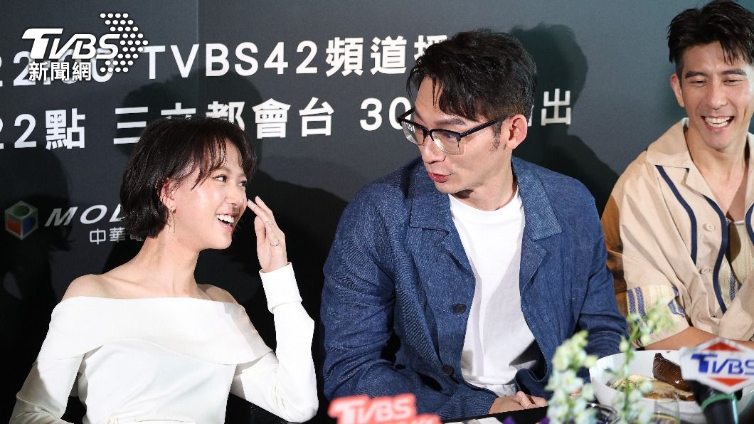 温昇豪神解讀項婕如遭霸凌回憶,把「愛女」逗得笑翻天。(圖/張哲鳴攝)