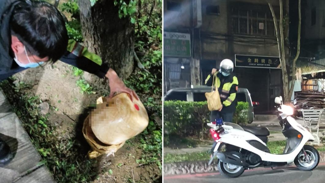 當樹葬逆!公園見丟棄「骨灰罈」 勇警帶回網讚:做好事