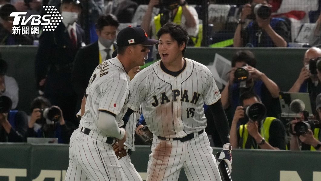 大谷翔平和努特巴爾在日本武士隊是隊友,兩人都是日本隊WBC奪冠功臣。(圖/達志影像美聯社)