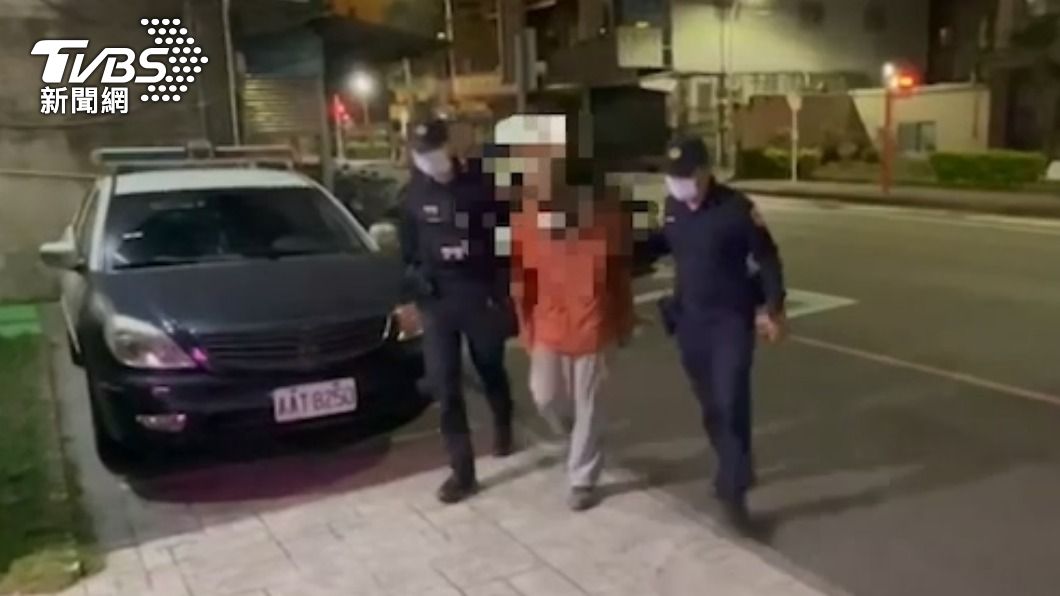警方查獲涉案男騎士。(圖/TVBS)