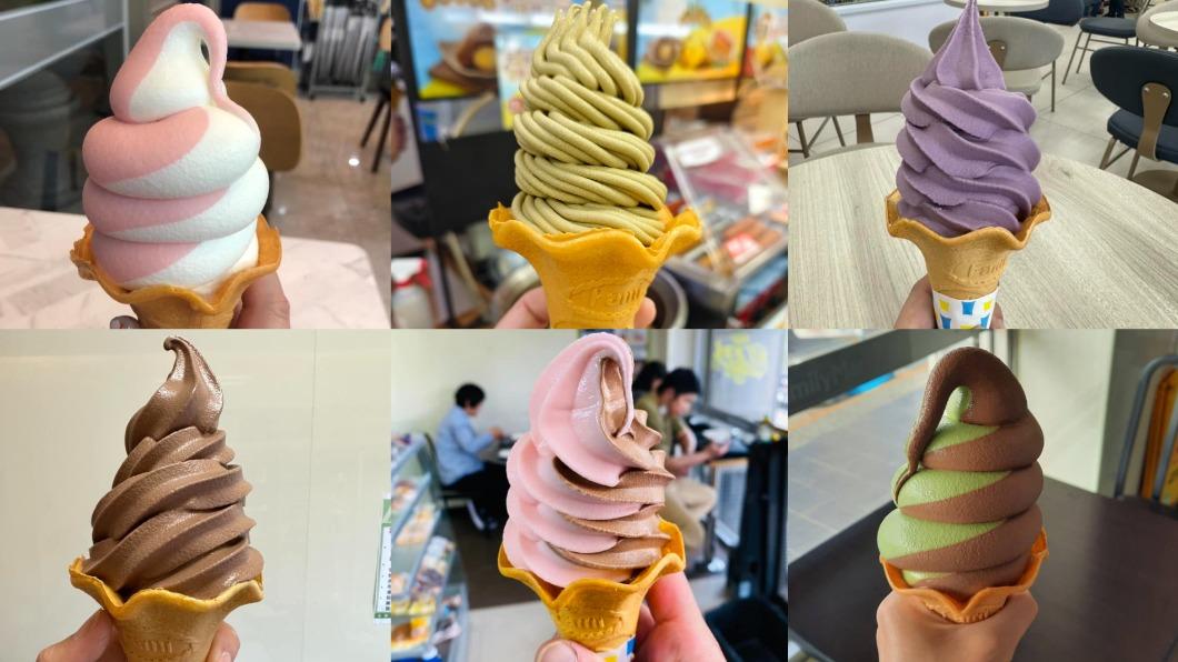 網友不停分享超夯的全家霜淇淋。(圖/翻攝自7-11全家 各超商新品資訊共享)