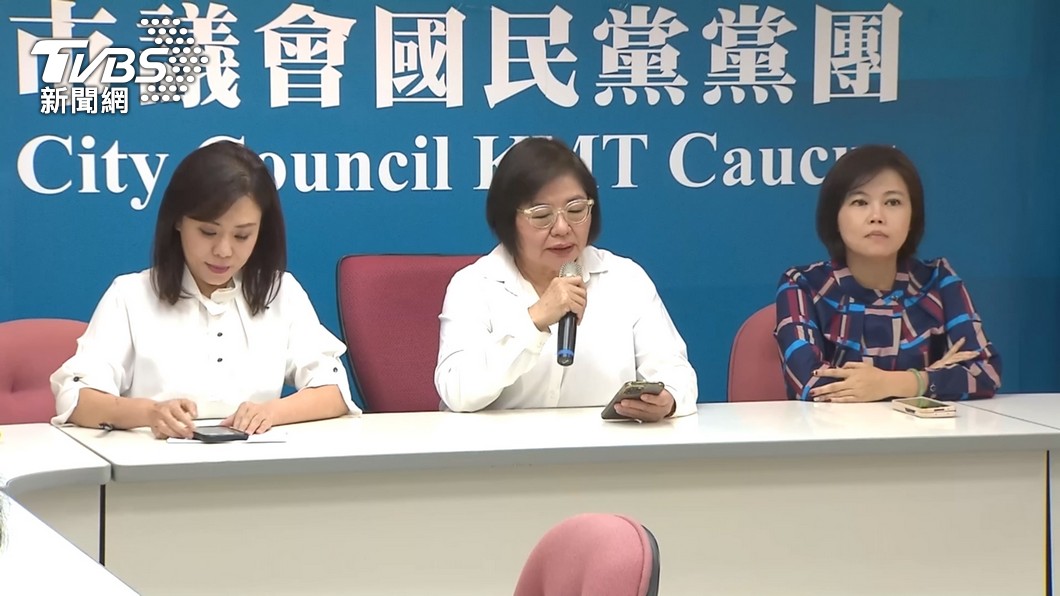 游淑慧在昨日宣布退出港湖區立委的黨內初選。(圖/TVBS)