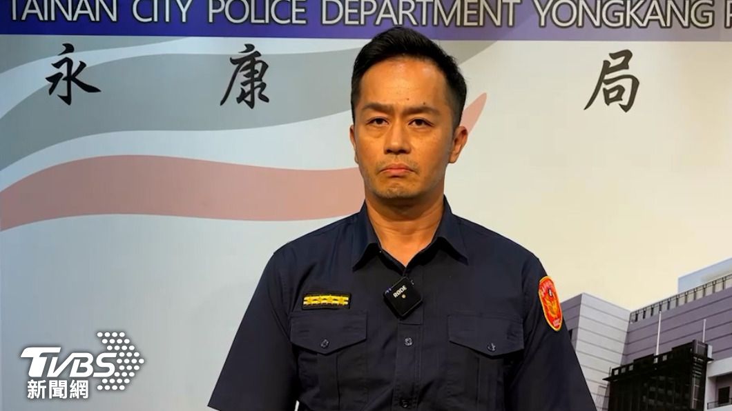 永康分局副分局長張翊雋。 (圖/TVBS)