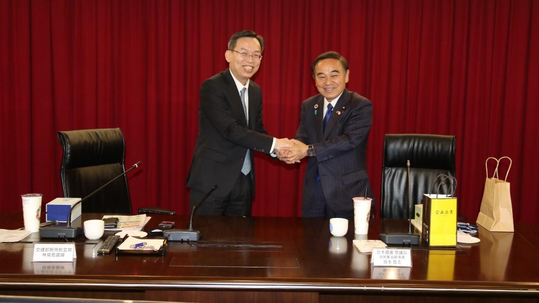民航局長林國顯與日本眾議員坂本哲志