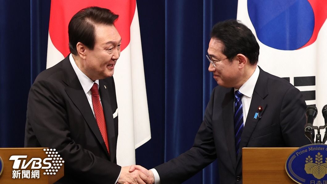 岸田文雄5月7日訪韓，將是日本首相睽違5年多造訪南韓。（圖／達志影像美聯社）
