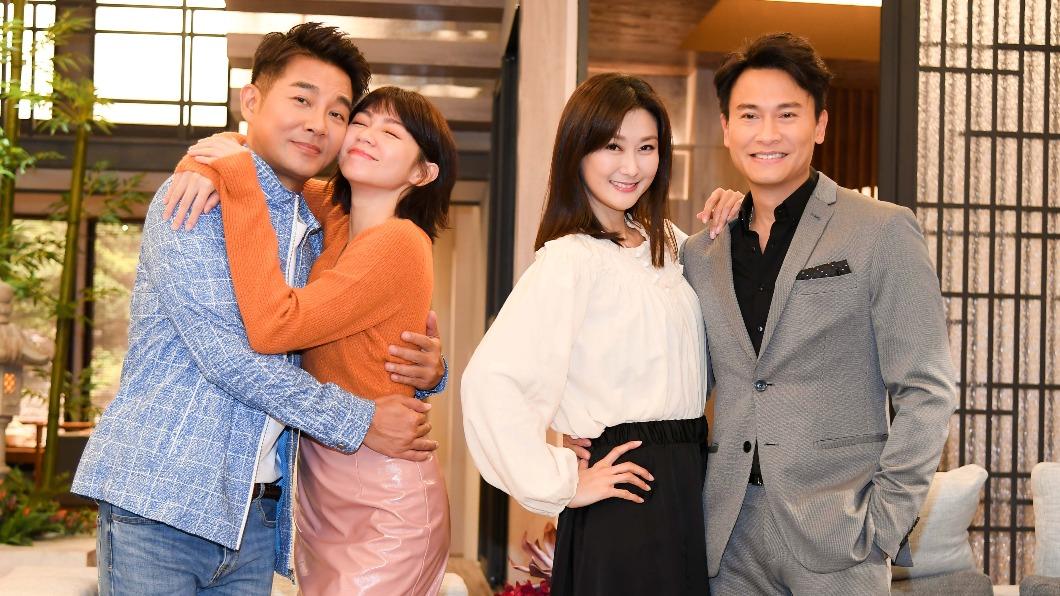 左起謝承均、曾智希、王振復及陳珮騏劇中發展引發觀眾熱議。(圖/三立提供)