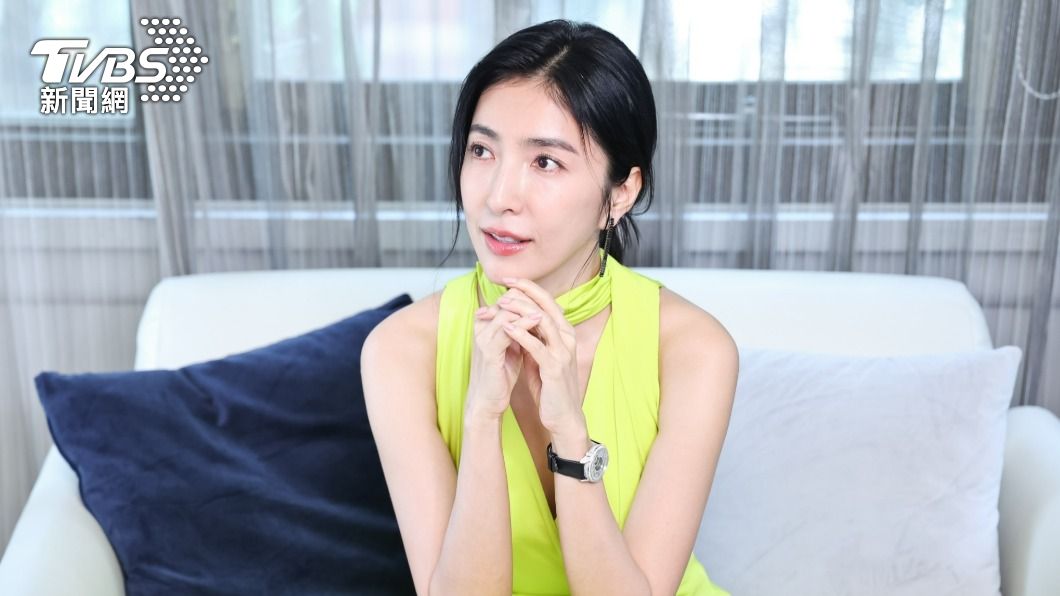 楊謹華受訪。(圖/趙世平攝)