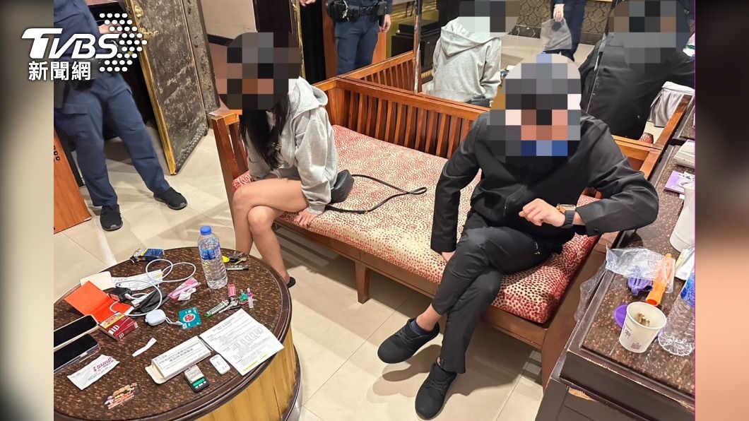 男女開毒趴嗨到忘記退房 警上門2人還在茫