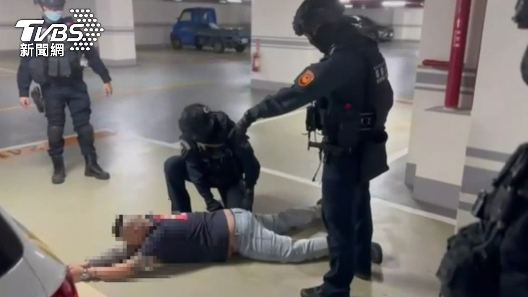 警方昨日循線逮捕廖姓主嫌。(圖/TVBS)