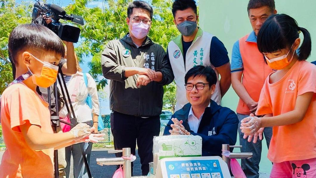 宣導防治腸病毒 陳其邁:勤洗手、漂白水消毒