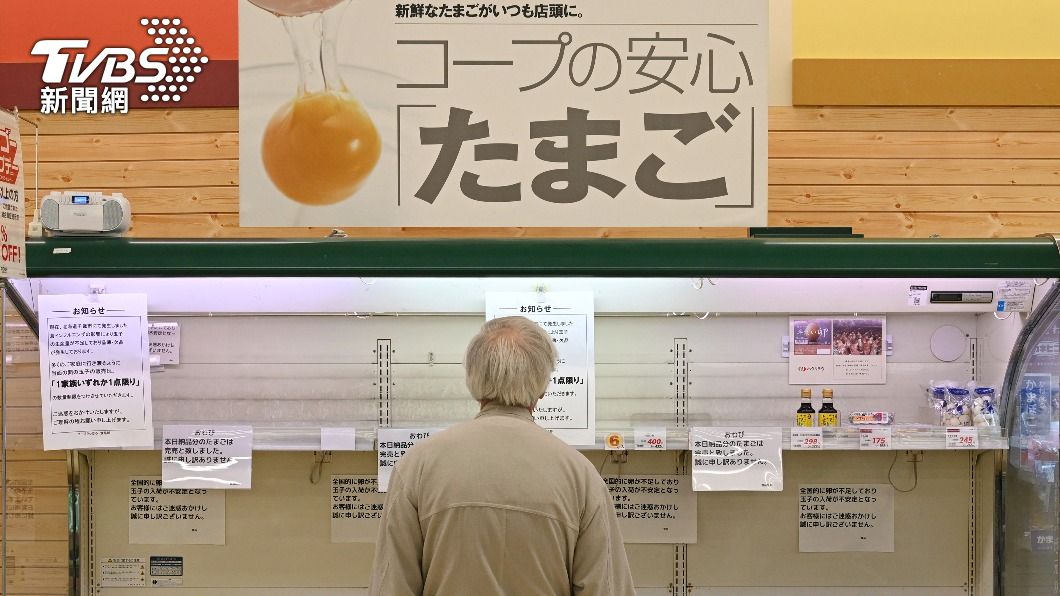 日本因禽流感缺蛋。(圖/達志影像美聯社)