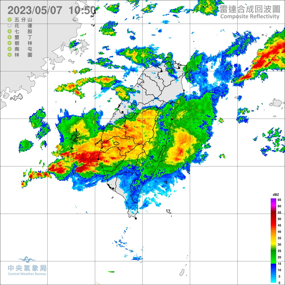 鋒面來襲。（圖／氣象局）