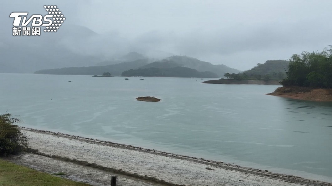 中部水庫進帳百萬噸水量。(圖/TVBS資料畫面)