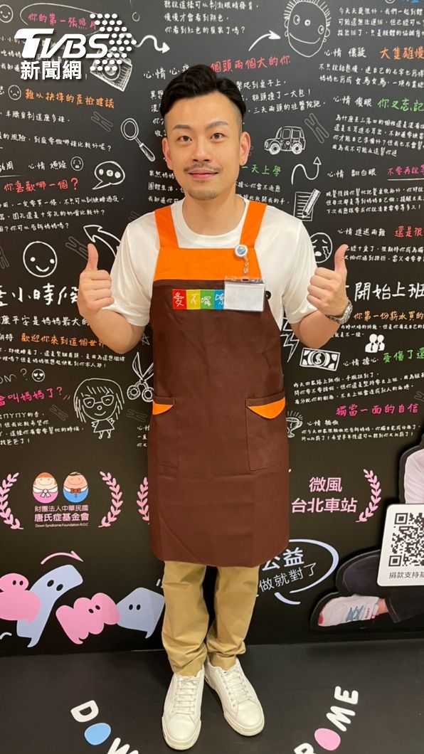 77老大相當熱心做公益。（圖／謝佩樺攝）