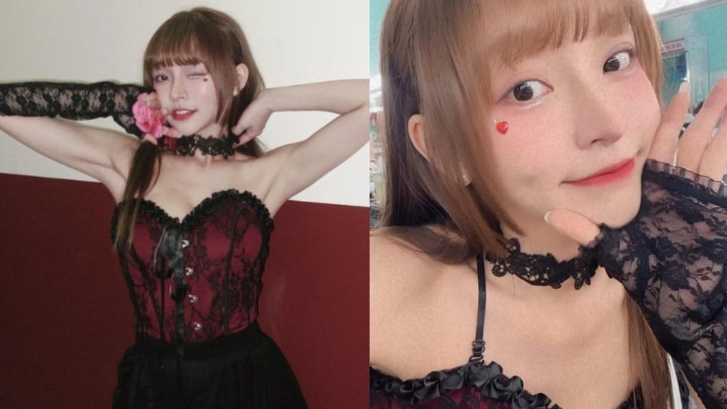 林襄身穿性感馬甲大跳「開花舞」。(圖/翻攝自@95_mizuki IG)