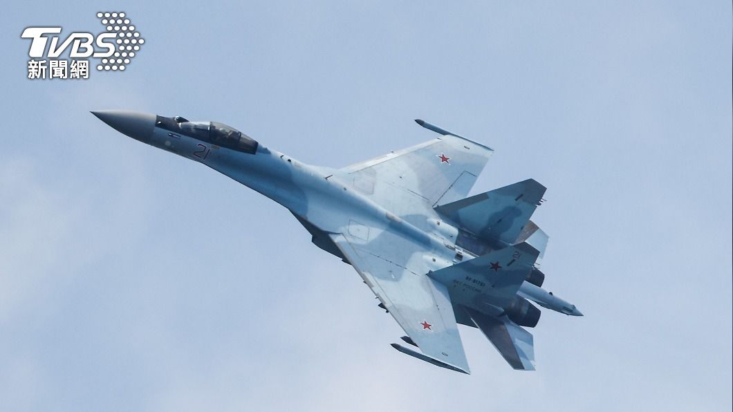 俄羅斯蘇愷-35戰機在黑海與波蘭飛機發生衝突。（示意圖／達志影像路透社）