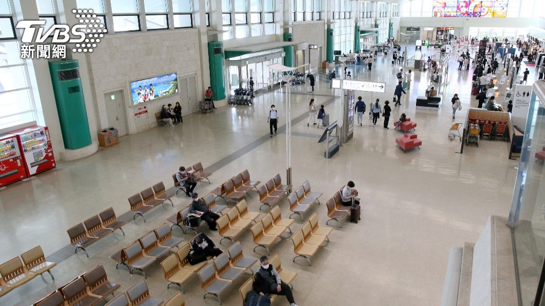 這次騷動造成那霸機場當天部分航班延誤,所幸混亂規模不大。(圖/達志影像美聯社)