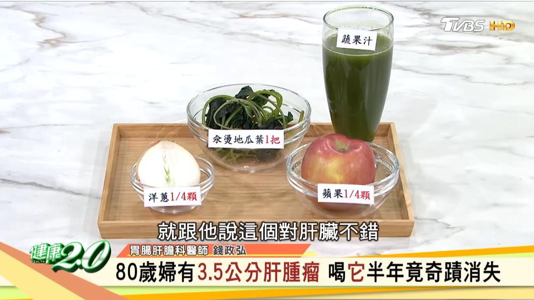 阿嬤靠這杯果菜汁,離奇抗癌成功,連醫生都震驚。(圖/TVBS《健康2.0》)