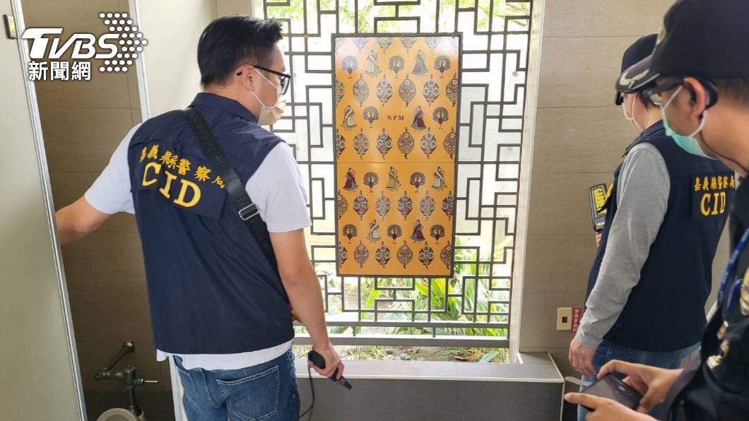 警方於故宮北院和南院進行搜索巡查,並無發現異狀。(圖/故宮提供)