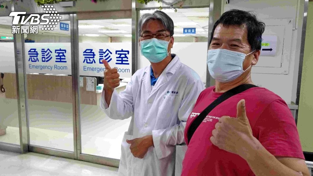 李男最後無不適症狀順利出院。(圖/衛福部台東醫院提供)