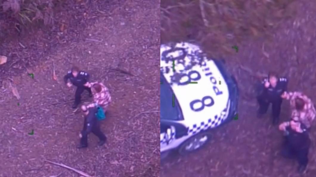 澳婦在與母親見面的途中,開車誤闖死路。(圖/翻攝自@VictoriaPolice Twitter)