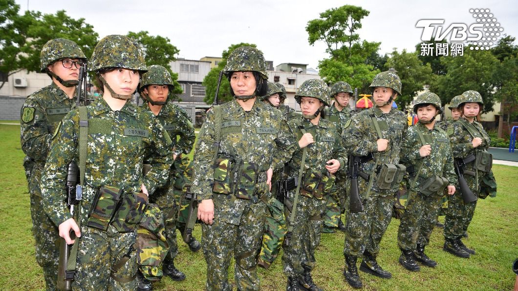 為強化後備戰力,國軍5月8日首度辦理女性後備教召。(圖/胡瑞麒攝)