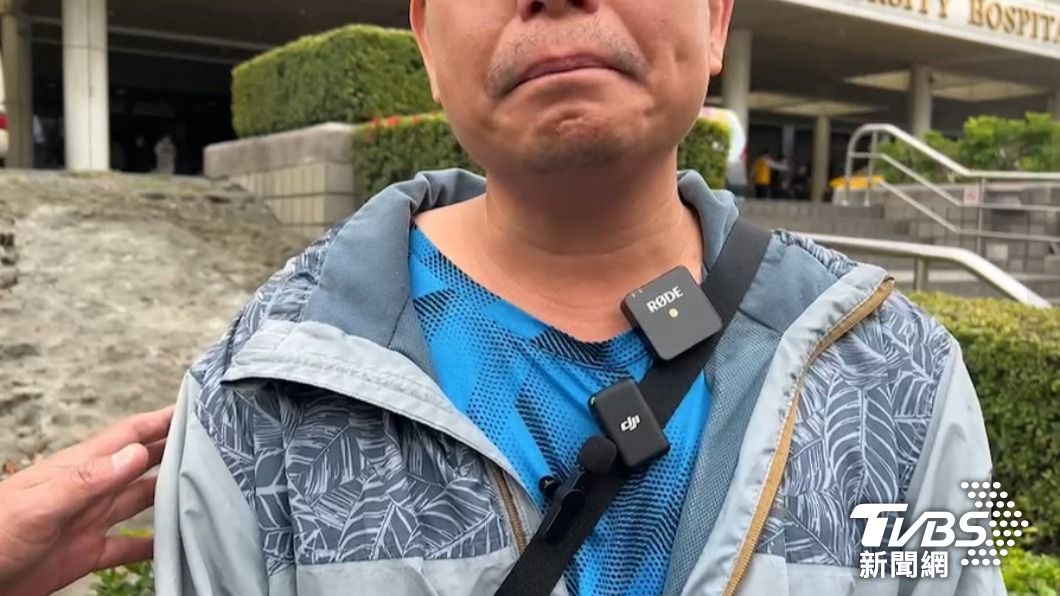 女童父親余男。(圖/TVBS)