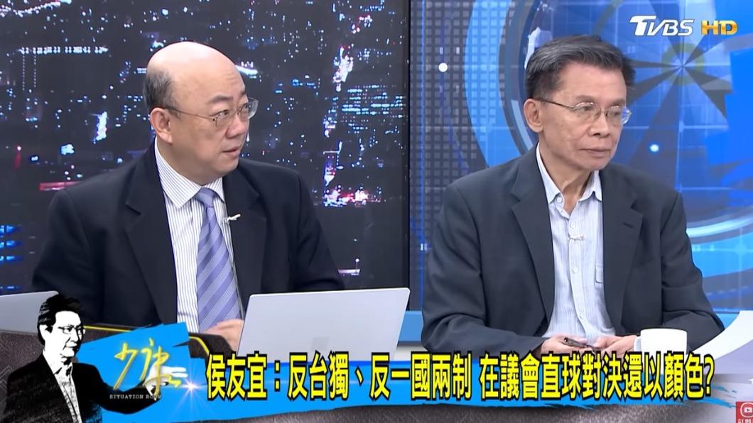 前立委郭正亮、沈富雄。(圖/翻攝自@少康戰情室 YouTube)