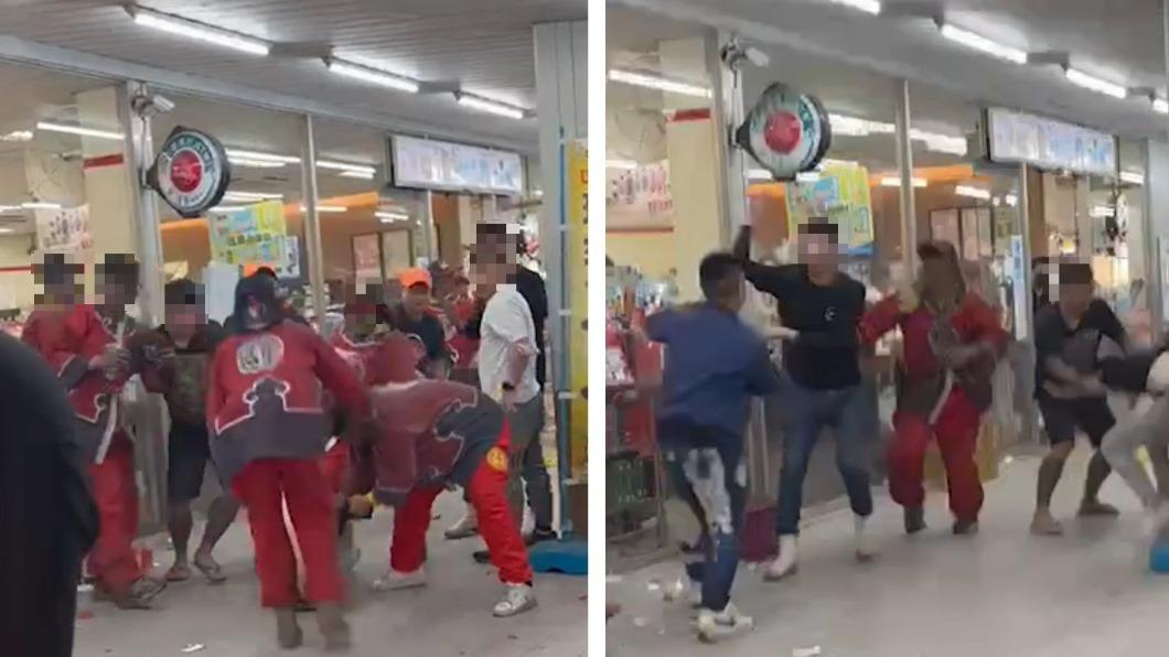 北港盃格鬥?媽祖出巡遶境打成一團 黑衣男挑釁遭圍毆