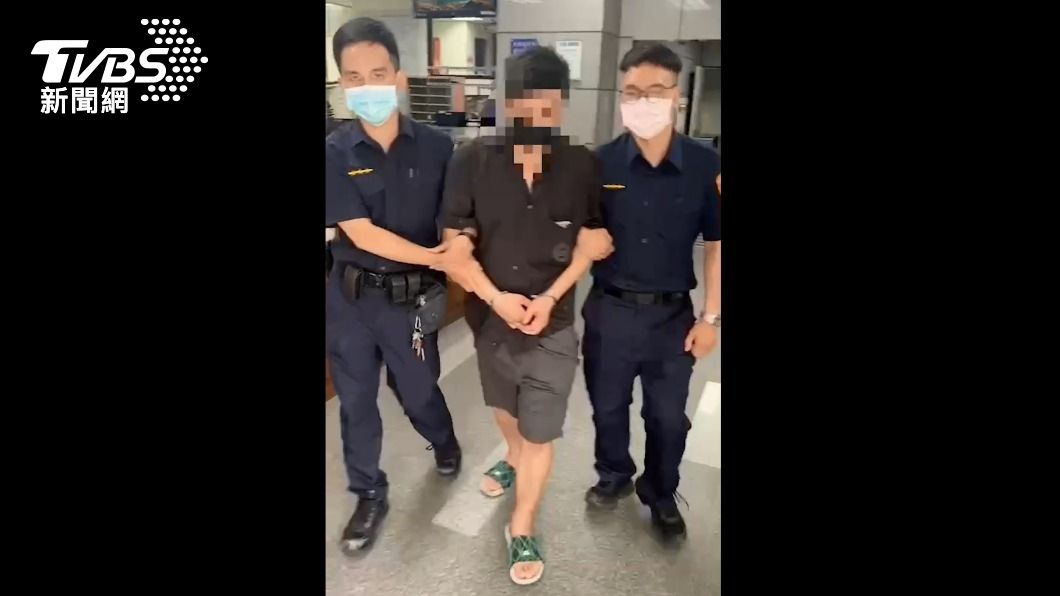 警方將陳男移送法辦。(圖/TVBS)