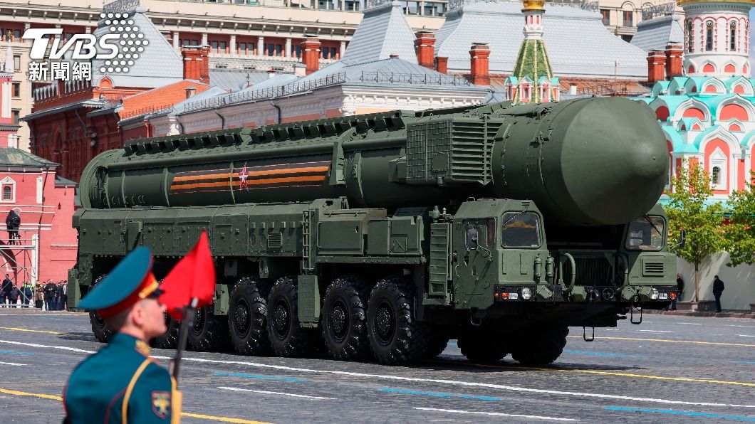 RS-24亞爾斯洲際彈道飛彈壓軸登場。(圖/達志影像美聯社)