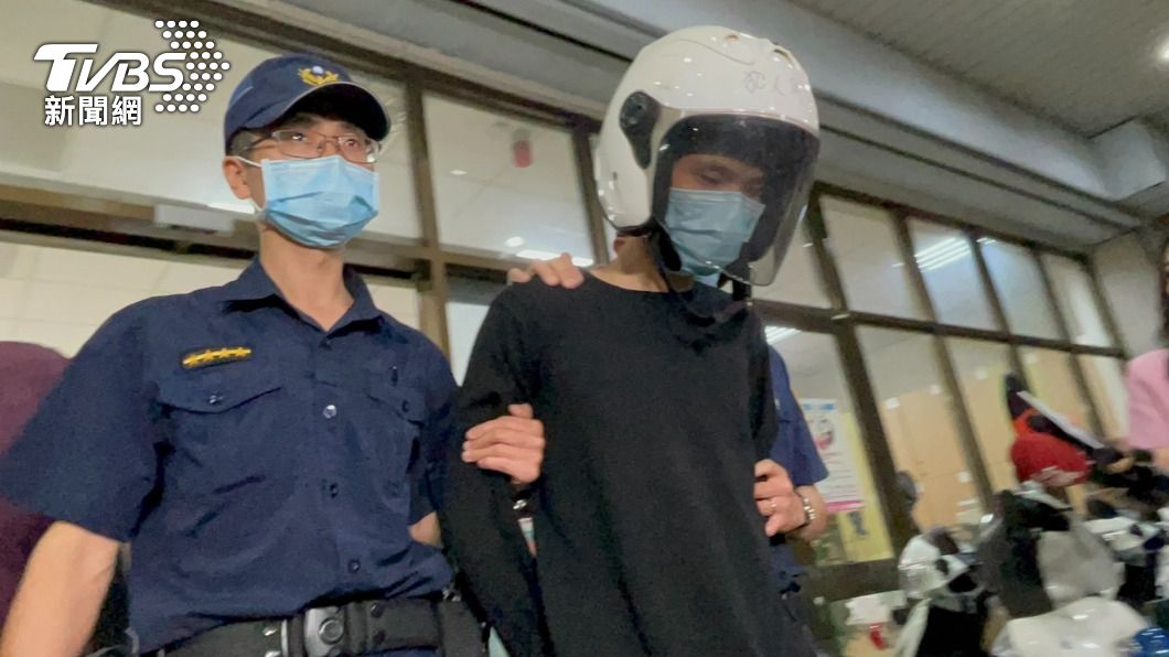 警方循線逮捕涉嫌殺人的姚男。（圖／TVBS）