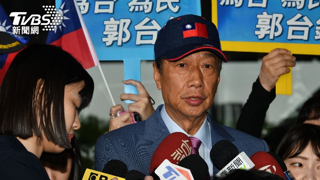 鴻海集團創辦人郭台銘。(圖/胡瑞麒攝)