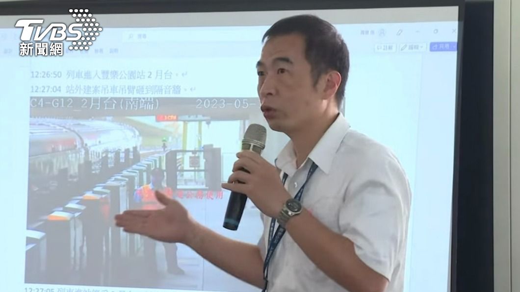 台中捷運運務處長許泰銘。(圖/TVBS)