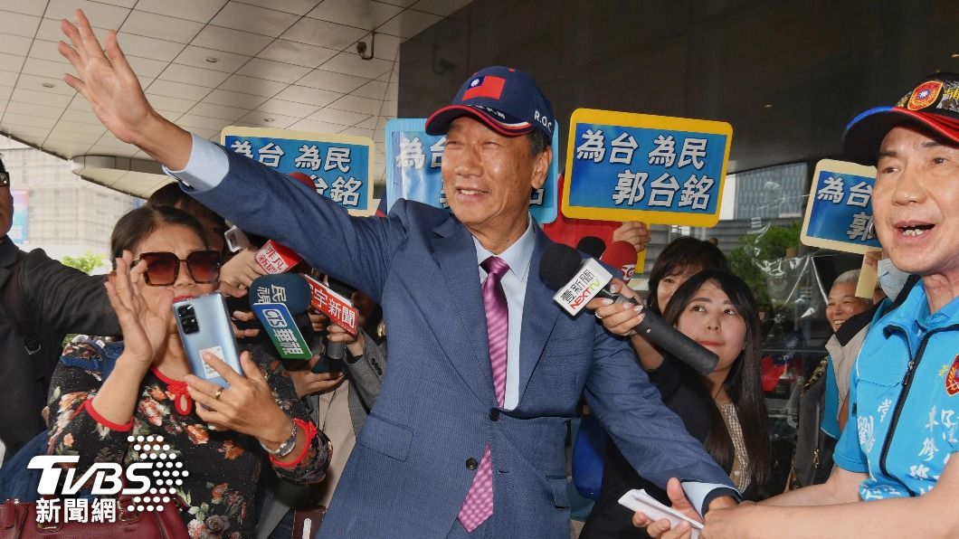 郭正亮預言，郭台銘這波民調一定會上升。（圖／胡瑞麒攝）
