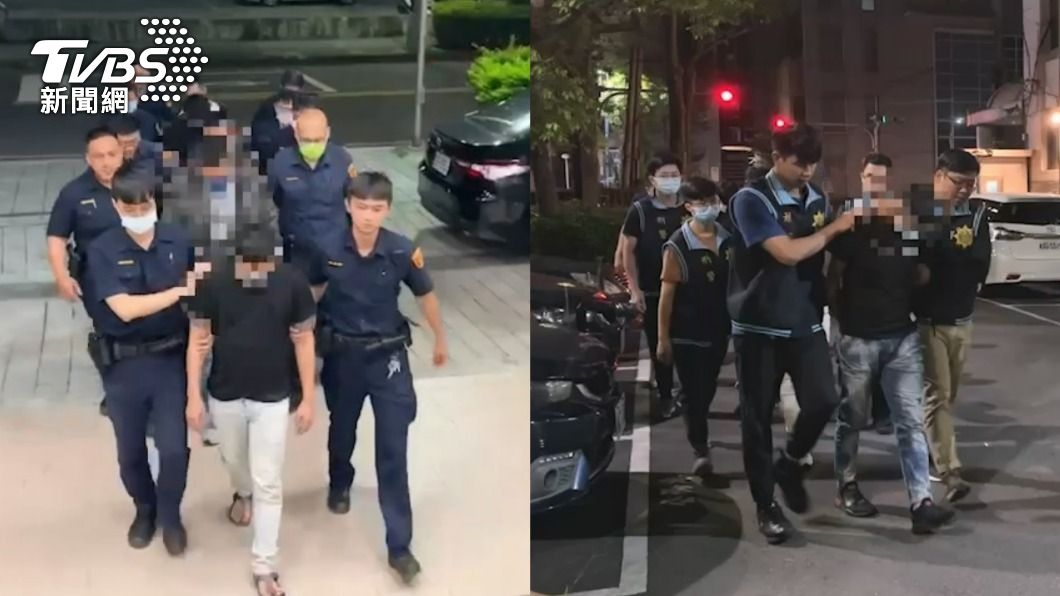 雙方人馬都被警方帶回。（圖／TVBS）