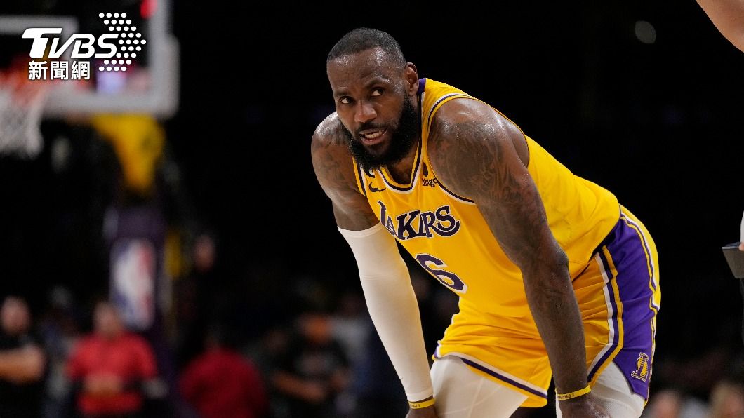 38歲的LeBron James。（圖／達志影像美聯社）