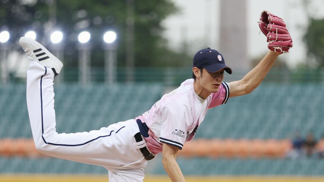 曹佑寧開球飆132公里。（圖／富邦悍將提供）