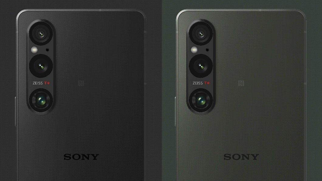 在台推出Xperia 1 V 經典黑、卡其綠兩色質感配色。（圖／SONY提供）