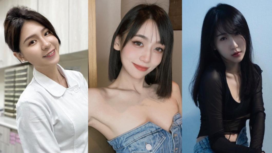 護理師郁方、姝含、Jasmine(由左至右)。(圖/翻攝自@cube456123、melanhan__、jasnnine_ IG)