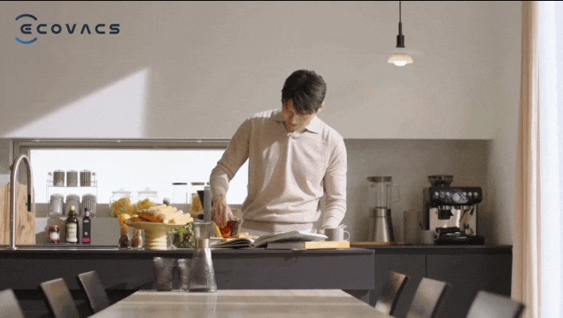 玄彬代言品牌釋出新廣告。(圖/翻攝ecovacs korea IG)